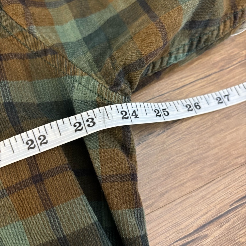 Pendleton Wayne Cotton Corduroy Plaid Check Long Sleeve Button Shirt Men’s - Picture 6 of 7